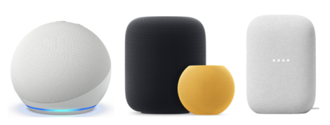 Google, Apple, Amazon Smart Speakers