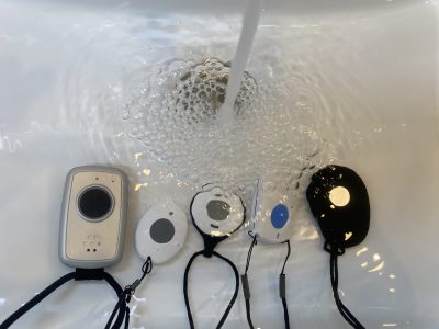 Testing Medical Alert Buttons For Water Resistance Under Water